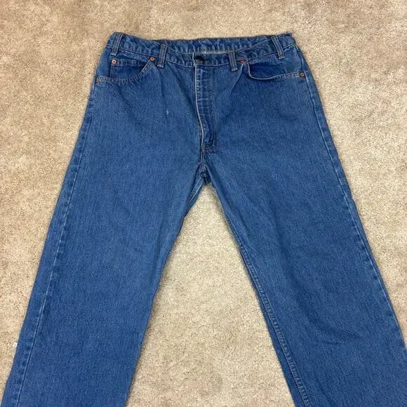 Vintage 90s Levi's 505 Orange Tab Jeans Men's 38x30 (36x30) Made in Canada
